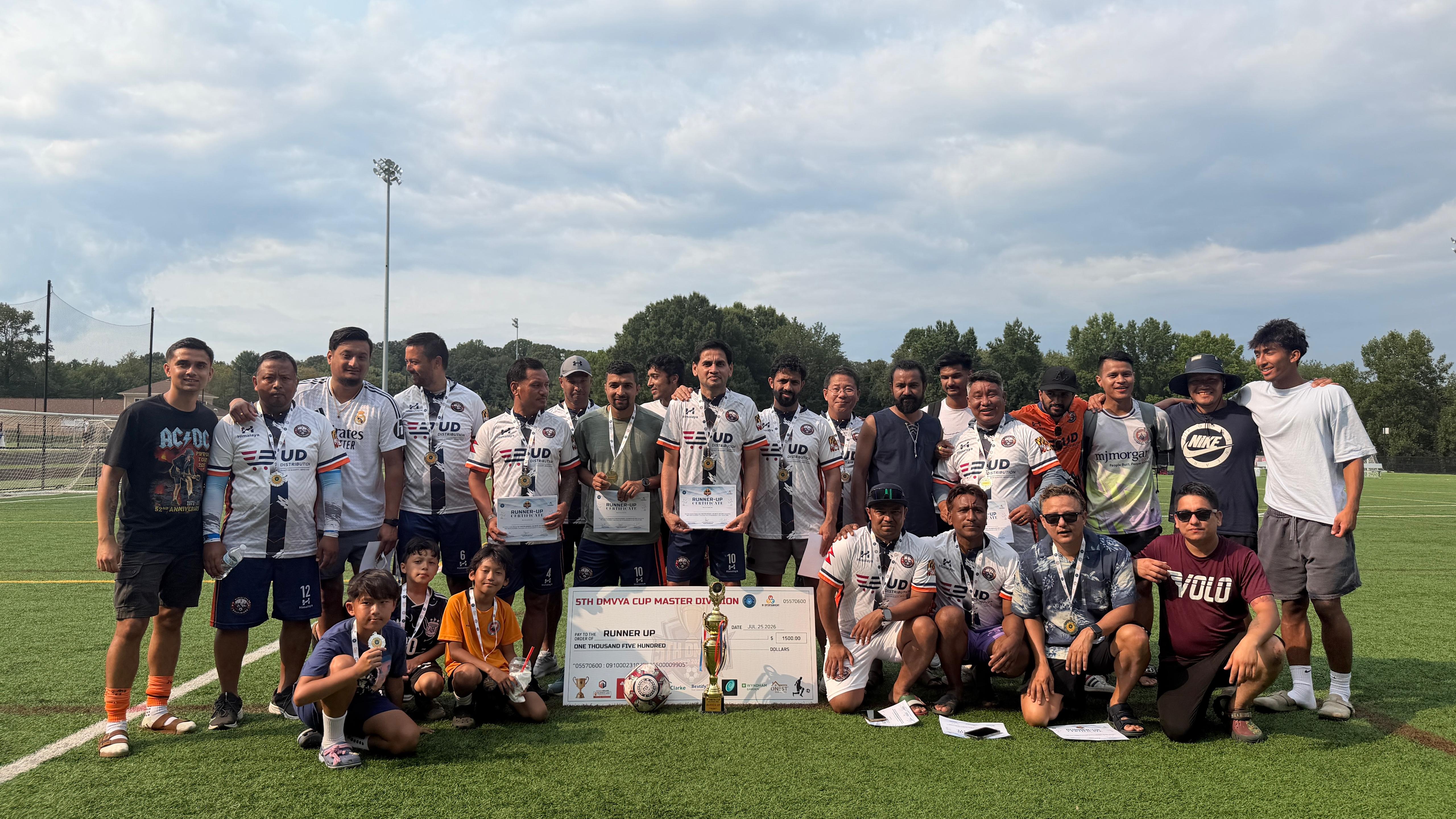 Himalaya Baltimore FC squad at the 5th DMVYA Cup